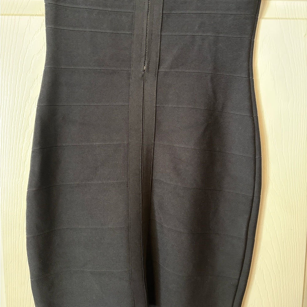 Guess Black Strapless Dress Sequence Neckline Small - Picture 6 of 12